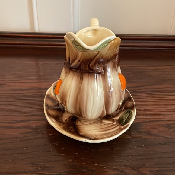 Vintage 1970’s Homco-Japan Mushroom Pitcher and Under-plate - Picture 3 of 9